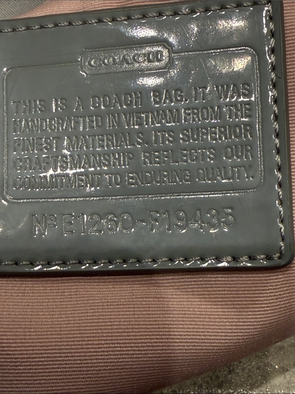 Coach 19435 Signature Jacquard Shoulder/Crossbody Bag – Gray/Silver - Picture 8 of 9